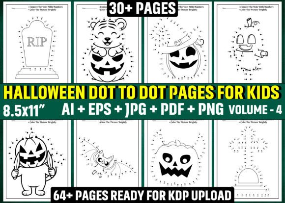 30 Halloween Dot to Dot Pages for Kids Turn Simple Number Sequences into Seasonal Fun