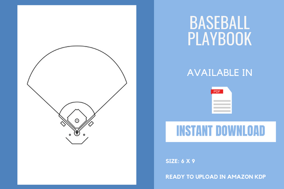 Baseball Playbook KDP Interior: Ready to Upload and Profit