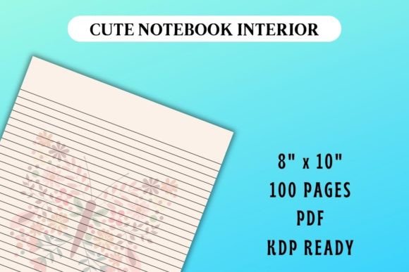 Butterfly Journal Interior for Low Content Books