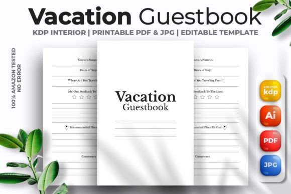 Choosing a Vacation Guestbook KDP Interior: What to Look for and When It Matters