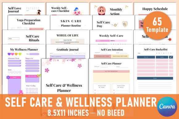 Editable Self Care Wellness Planner: A Balanced Evaluation for Your Personal Journey