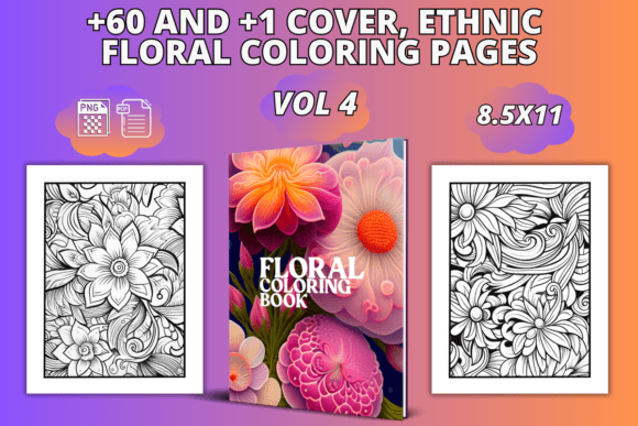 Evaluating Ethnic Floral Coloring Pages VOL 4 for Low-Content Publishing Projects