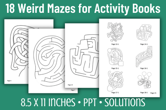 Rethinking Kids’ Puzzle Books: The Strategic Value of 18 Weird Shaped Tube Style Mazes 4 KDP
