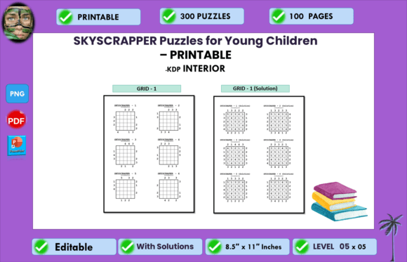 SKYSCRAPPER Puzzles for Young Children 5