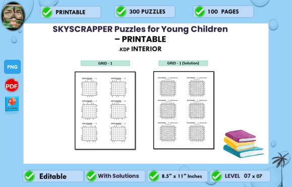 SKYSCRAPPER Puzzles for Young Children 7: A Smart Solution for Fun Learning and Easy Publishing