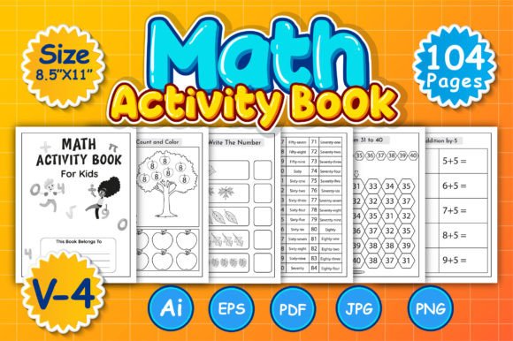The Math Activity Book for KDP V-4: A Complete Toolkit for Modern Educational Publishing