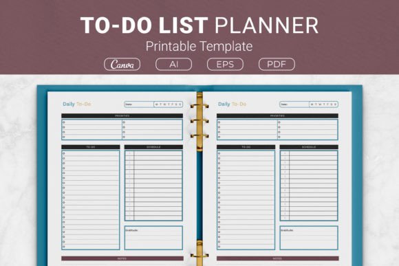 To Do List Planner Printable Template
