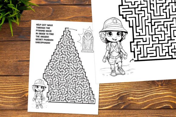 Why Lucy the Explorer and Her Pyramid Maze Sheet Are Capturing Creative Attention